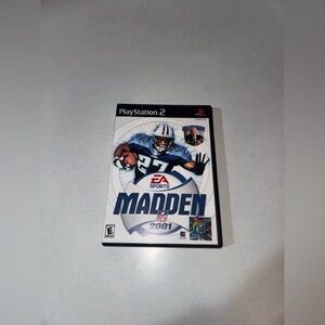 Madden NFL 2001 Sony PlayStation 2 PS2 Complete In Box With Manual CIB EA Sports